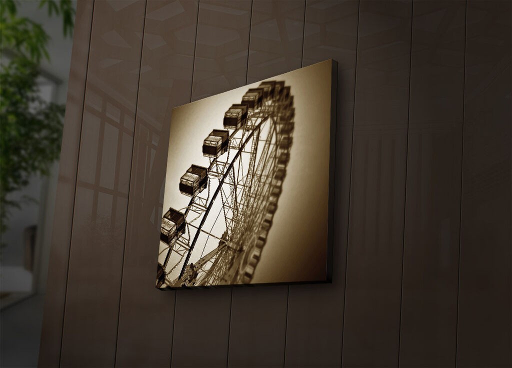 Zidna slika sa LED osvetljenjem 2828IACT-56, 28x28 cm