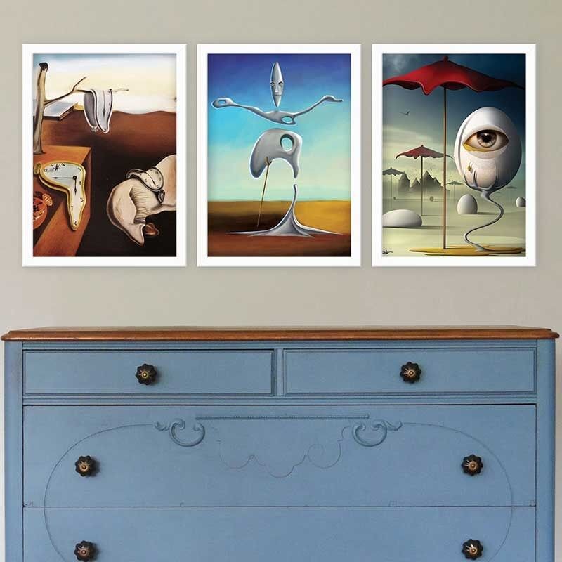 Wallity Set uramljenih slika 3BC_UN65686, 3 dijela