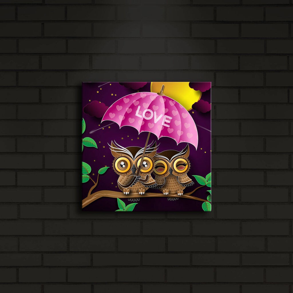 Zidna slika sa LED osvetljenjem 2828IACT-13, 28x28 cm