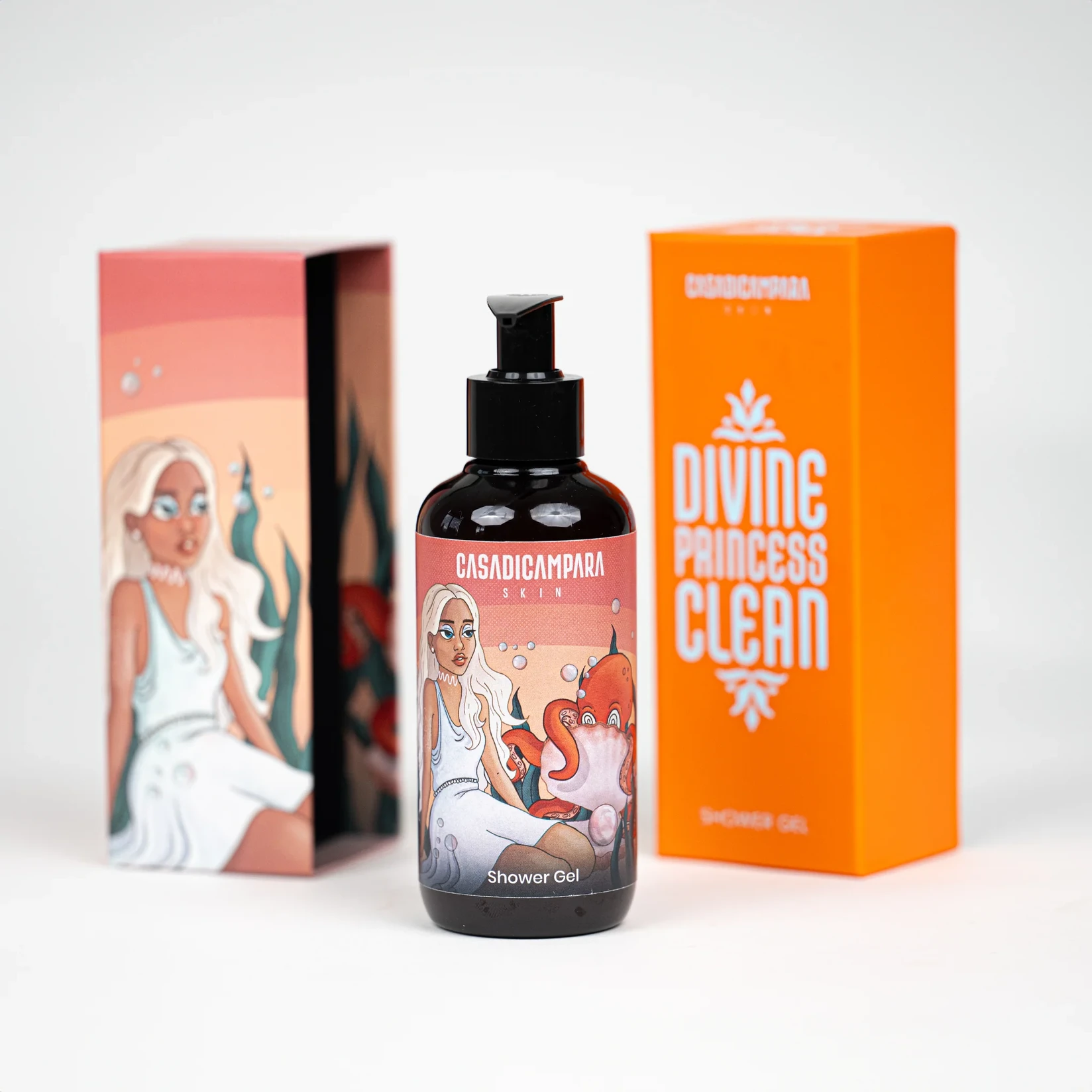 CasaDiCampara Divine Princess Clean – Gel za tuširanje, 250ml