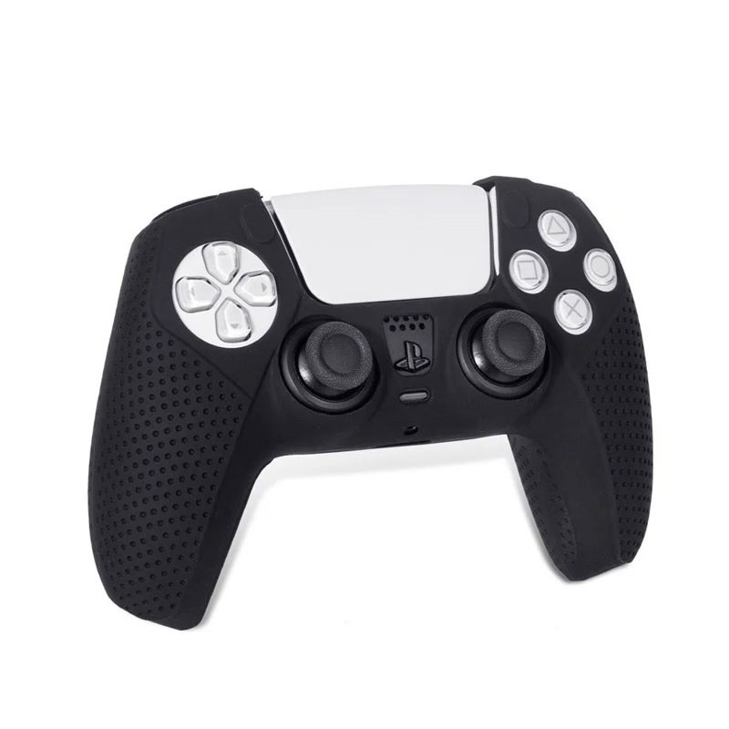 TP5-0541 Silikonske Maske za PS5 Dobe Crna