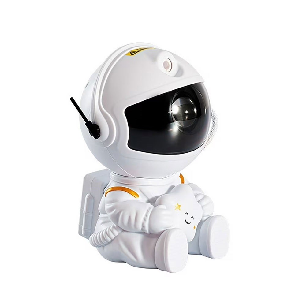 ST-03 Astronaut Bluetooth Lampa sa Projekcijom Zvijezda Bijela