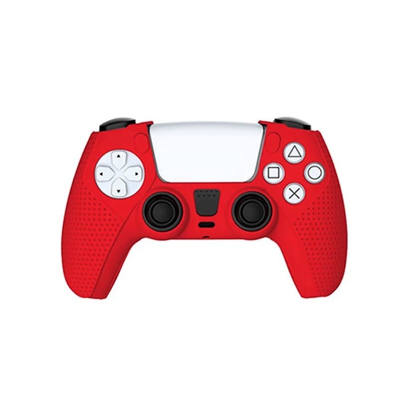 TP5-0541 Silikonske Maske za PS5 Dobe Crvena