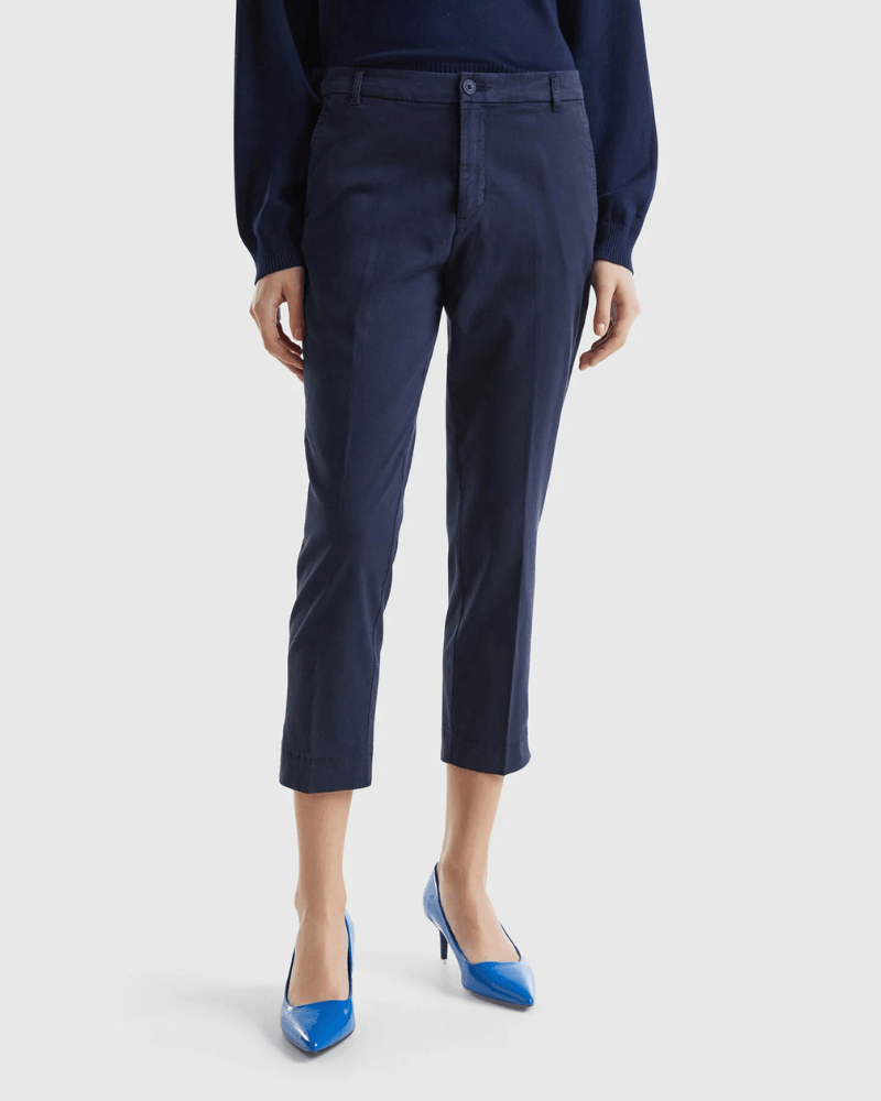 Benetton Ženske hlače 4CDR558R5C-252-48, Teget