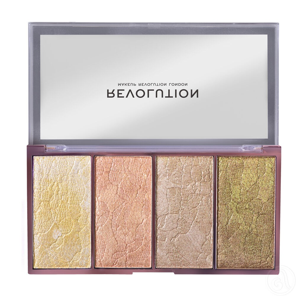 Makeup Revolution Paleta Hajlajtera Vintage Lace, 20g