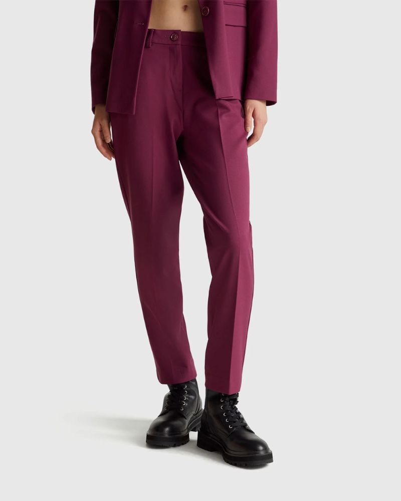 Benetton Ženske hlače 4L4H557R4-7D3-50, Bordo