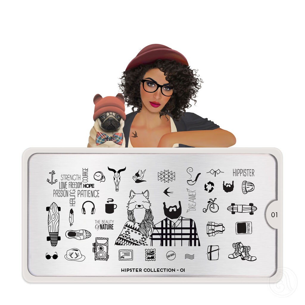 Moyou Šablon za pečate Hipster 01