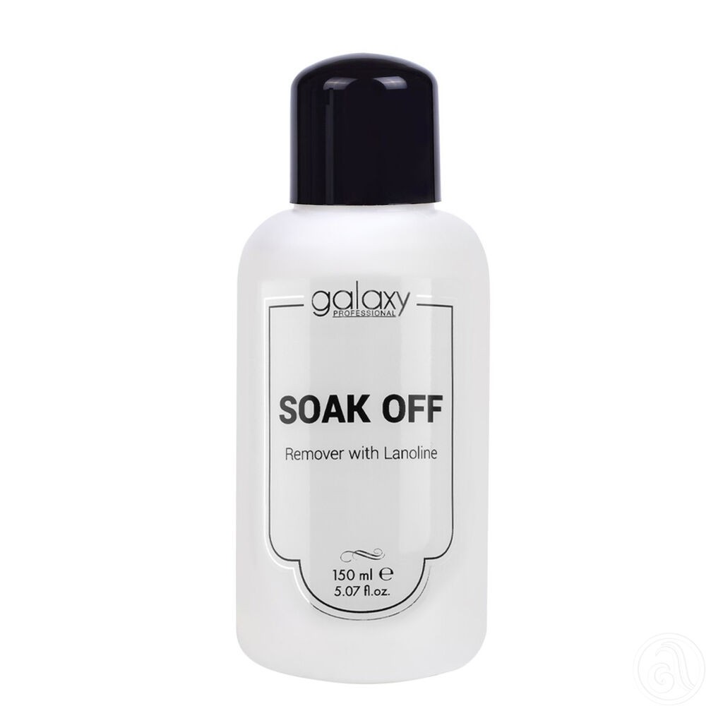 Galaxy Sredstvo za uklanjanje trajnog laka Soak Off Remover, Sa lanolinom, 150ml