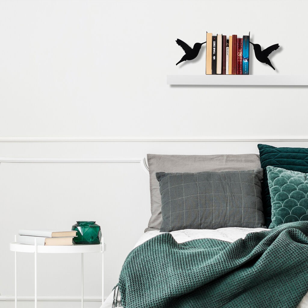 Aberto Design Držač za knjige 11, 42,5x14x22cm, Crni