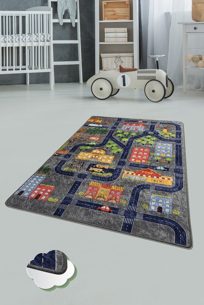 Conceptum Hypnose Carpet Small Town, 200x290cm, siva