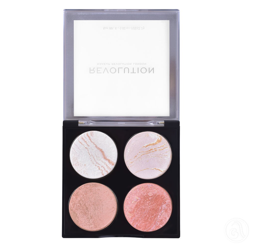 Makeup Revolution Mini paleta bronzera i hajlajtera Cheek Kit Take a Breather, 8.8g