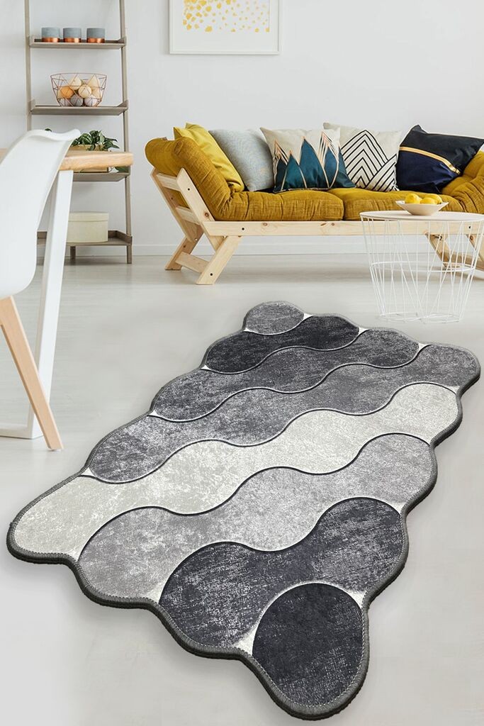 Conceptum Hypnose Carpet Circle, 120x180cm, siva