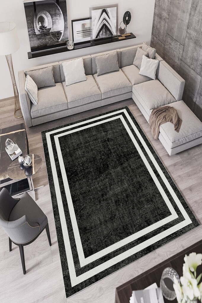 Conceptum Hypnose tepih W837, 80x120cm, crni