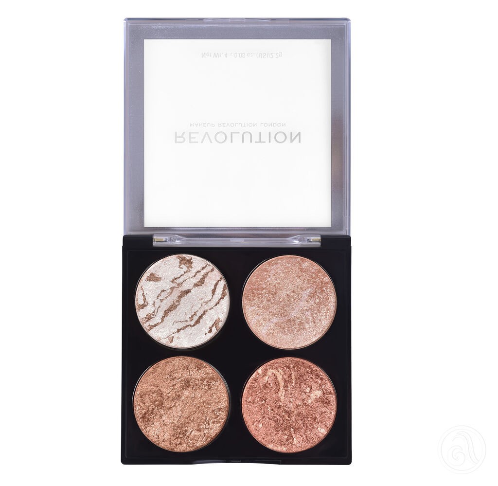 Makeup Revolution Mini paleta bronzera i hajlajtera Cheek Kit Don't Hold Back, 8.8g