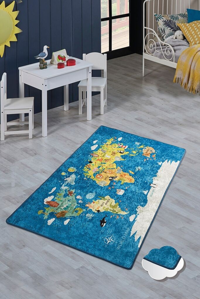 Conceptum Hypnose Carpet World Map, 100x160cm, šareno