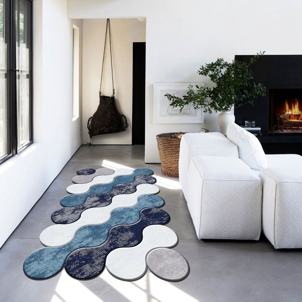 Conceptum Hypnose tepih Wookece298, 80x50cm, plava