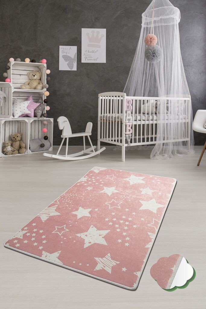 Conceptum Hypnose Carpet Stars, 140x190cm, roze