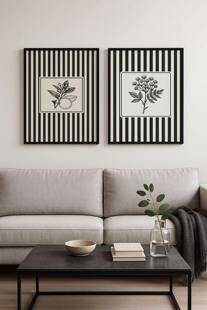 Wallity Uokvirena slika Czgl5-30 x 40, 30x40 cm, 2 dijela