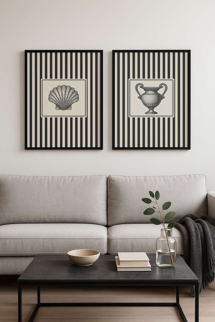 Wallity Uokvirena slika Czgl4-30 x 40, 30x40 cm, 2 dijela