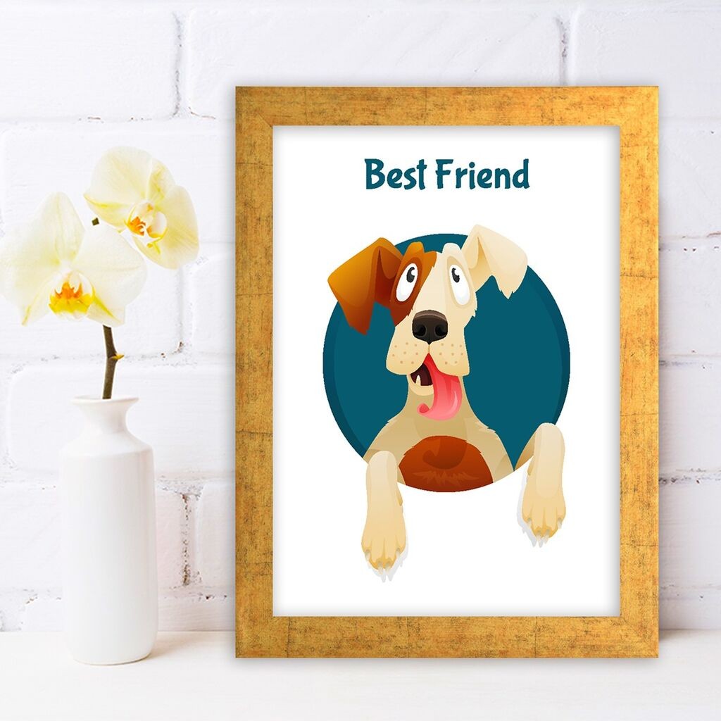 Uokvirena slika Wallity AC306610544, 24x29 cm