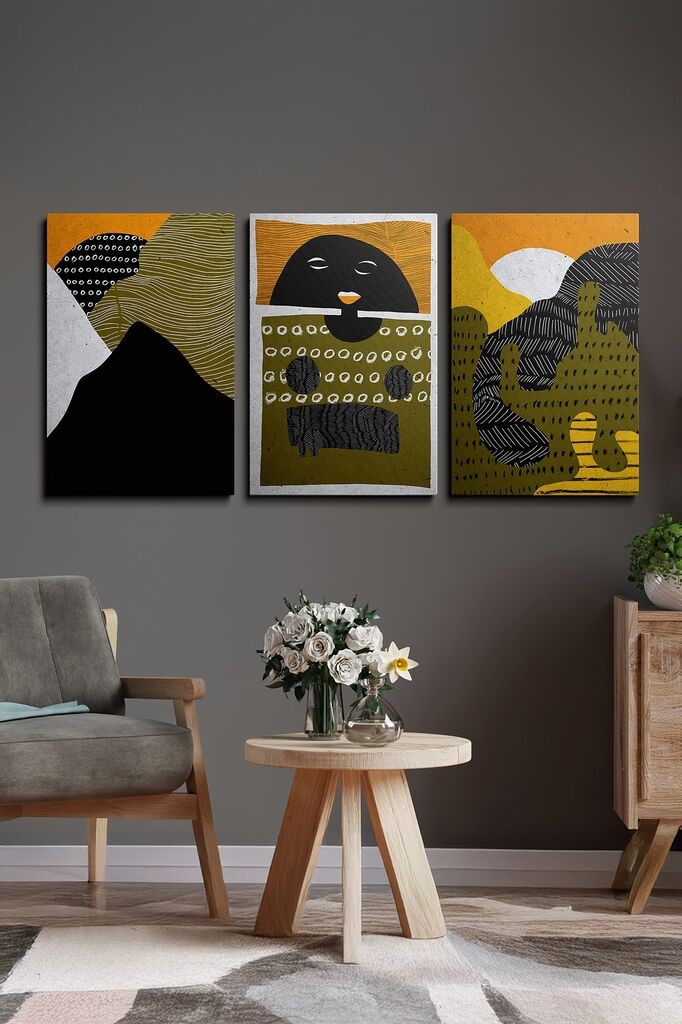 Wallity slika Ersycnvs2, 40x60 cm, 3 dijela