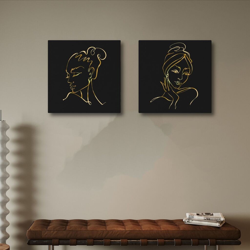 Zidna slika ASR2-CNV25-7, 40x40cm, 2 dijela