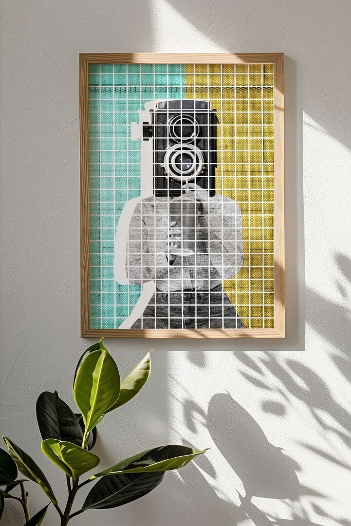 Wallity Popkare2 uramljena slika, 33x48 cm