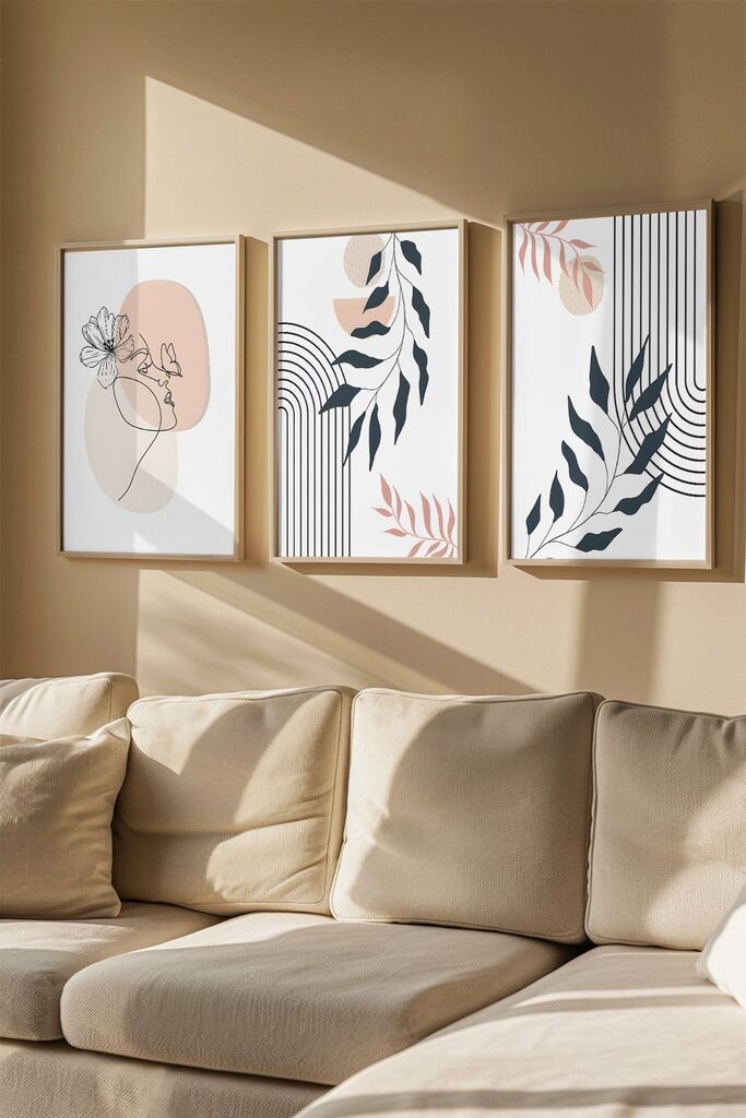 Uokvirena slika Wallity Artvmodel22, 33x48 cm, 3 dijela