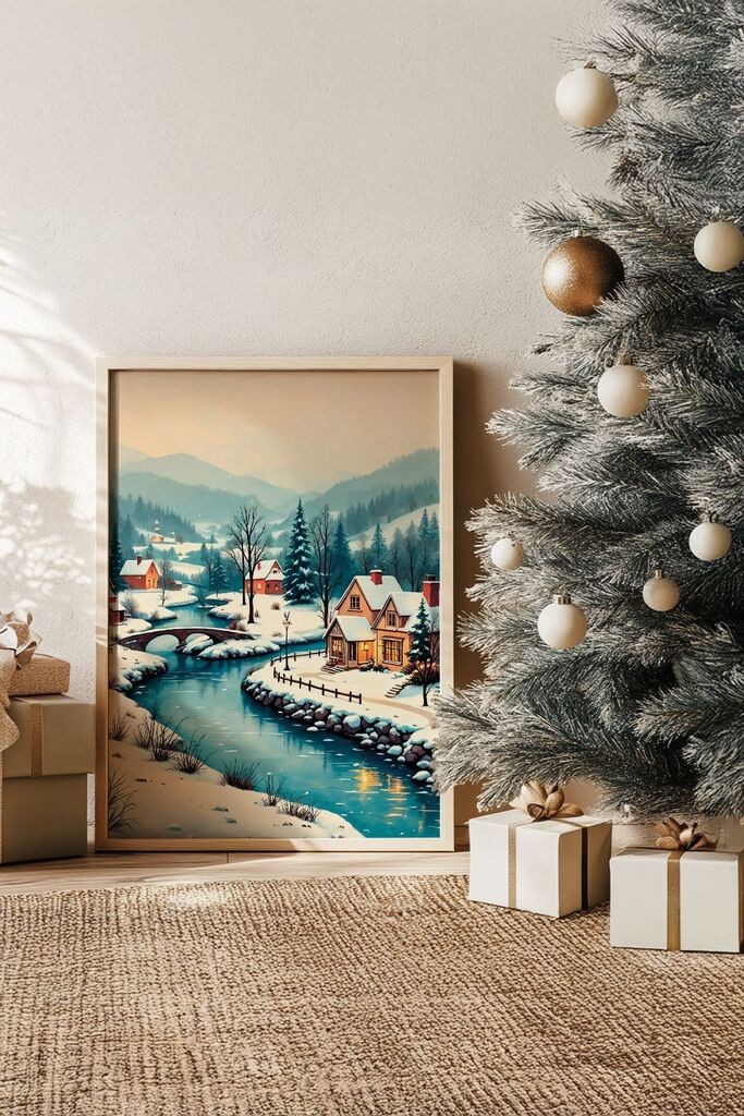 Uokvirena slika Wallity Nwyearsngmdl1, 33x48 cm