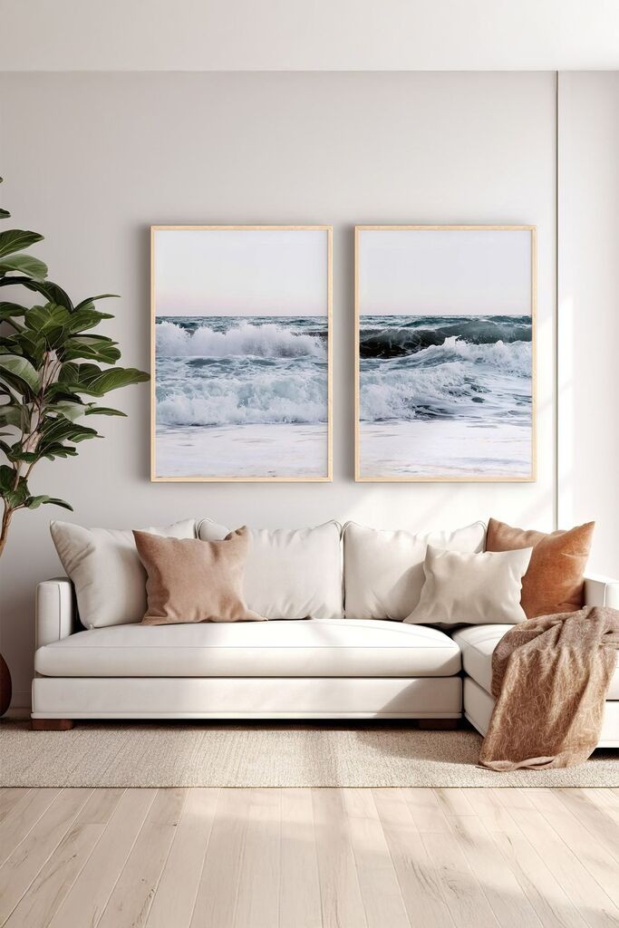 Uokvirena slika Wallity Ersy2Limodel35, 33x48 cm, 2 dijela