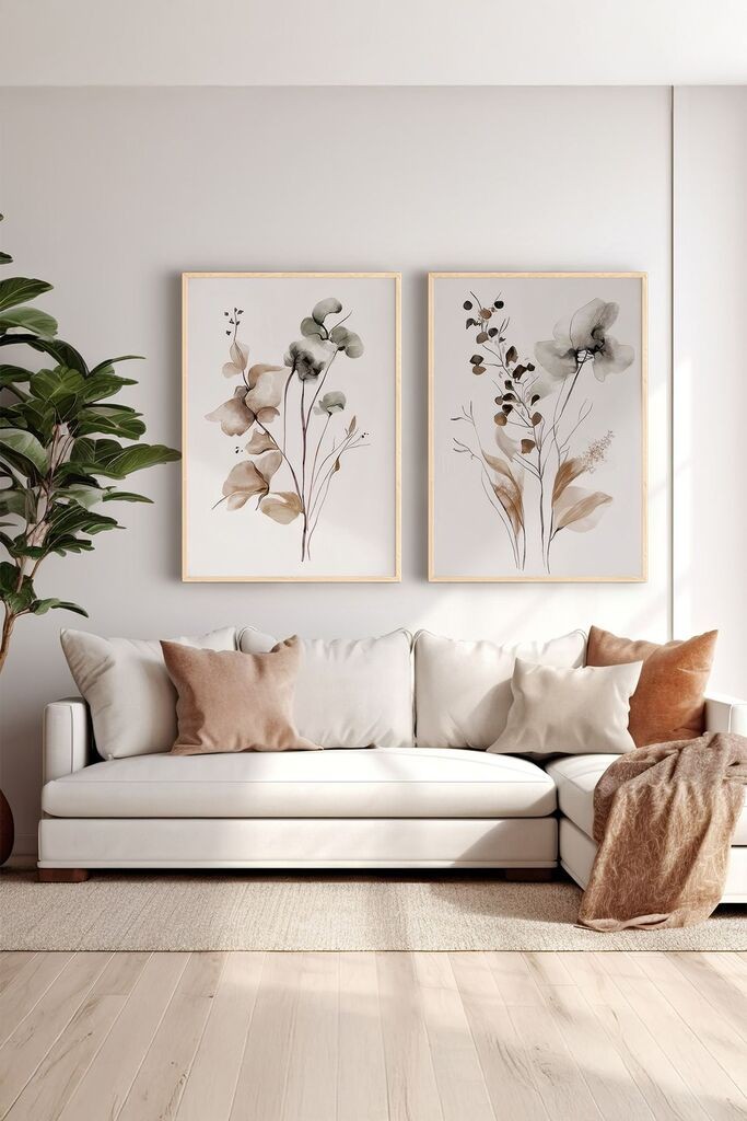 Uokvirena slika Wallity Ersy2Limodel16, 33x48 cm, 2 dijela