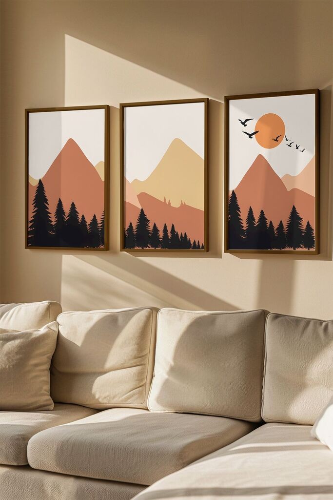 Uokvirena slika Wallity Artvmodel28, 33x48 cm, 3 dijela