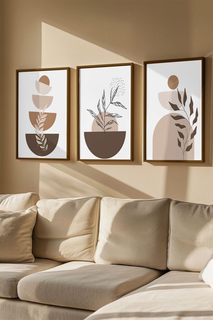 Uokvirena slika Wallity Artvmodel4, 33x48 cm, 3 dijela