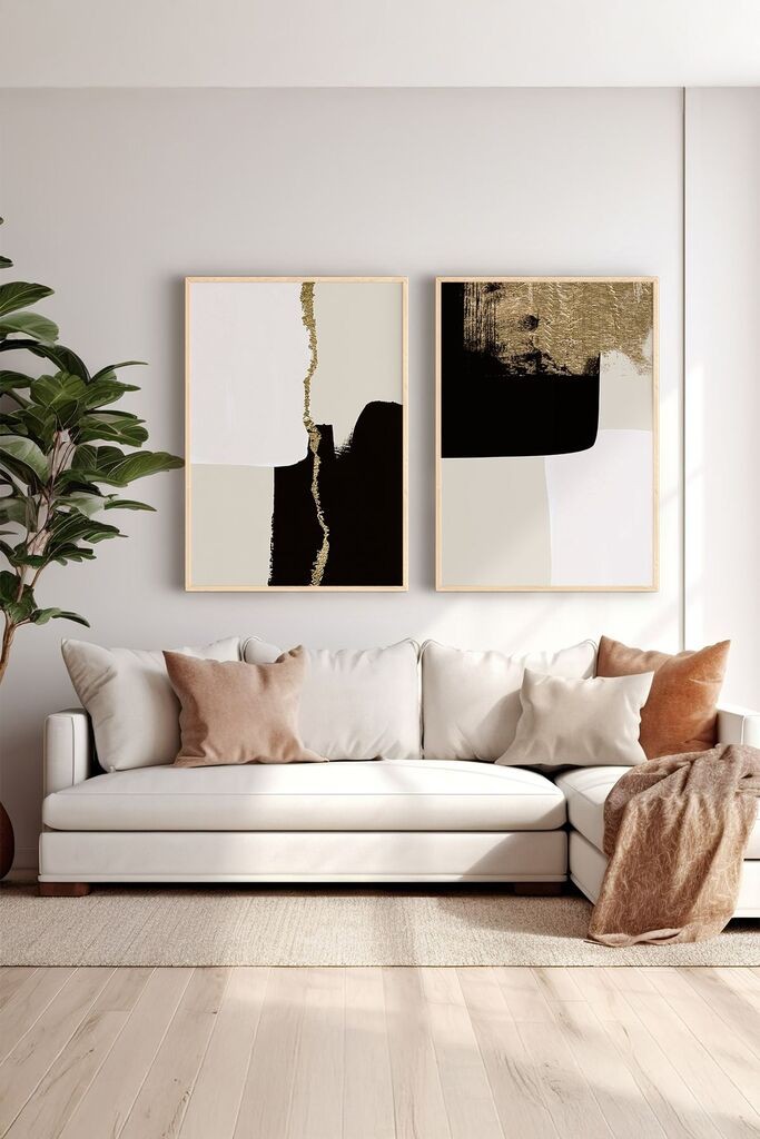 Uokvirena slika Wallity Ersy2Limodel2, 33x48 cm, 2 dijela