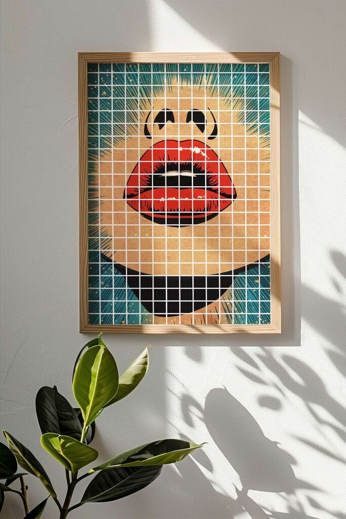 Wallity Popkare3 uramljene slike, 33x48 cm