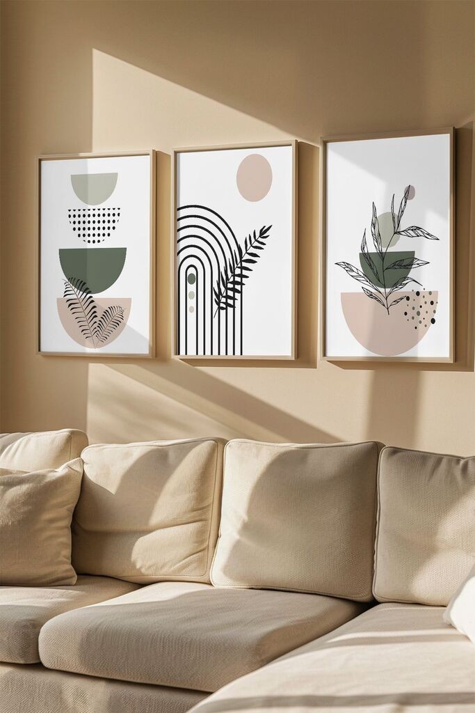 Uokvirena slika Wallity Artvmodel10, 33x48 cm, 3 dijela