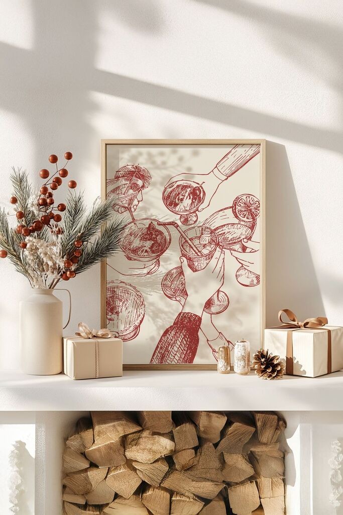 Uokvirena slika Wallity Nwyearsngmdl20, 33x48 cm