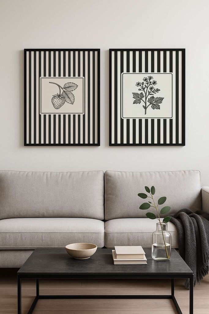 Wallity Uokvirena slika Czgl1-30 x 40, 30x40 cm, 2 dijela