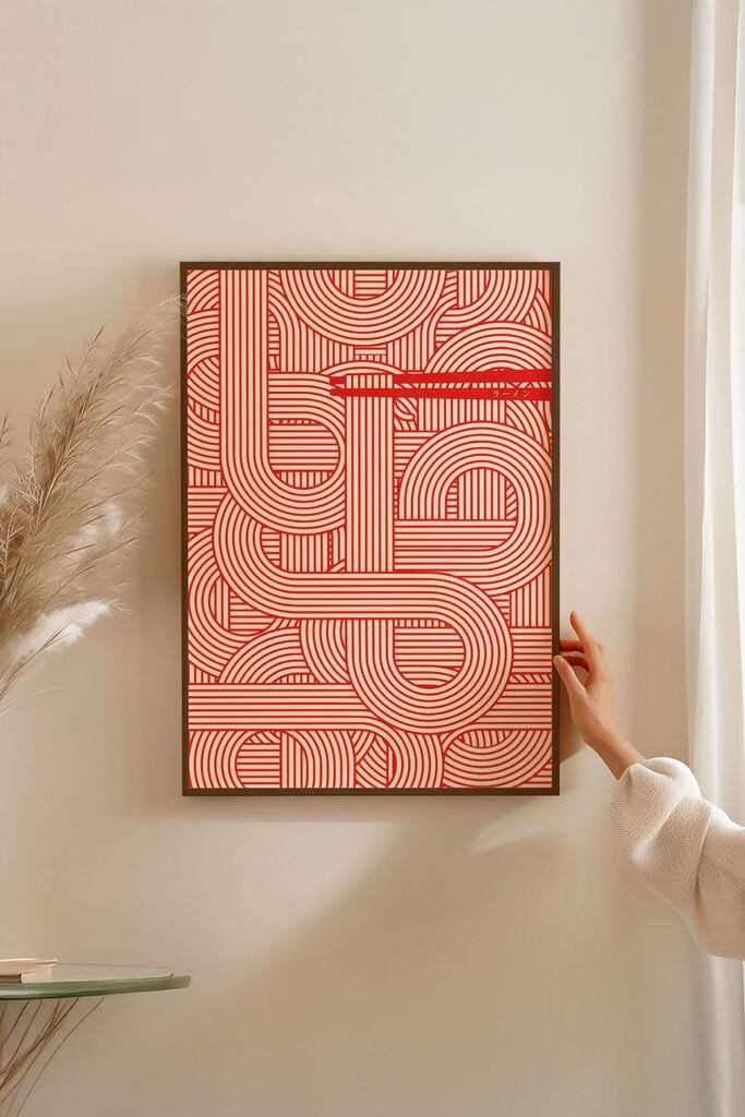 Uokvirena slika Wallity Lmnmdlkahve13, 33x48 cm