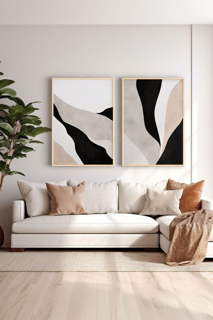 Uokvirena slika Wallity Ersy2Limodel42, 33x48 cm, 2 dijela