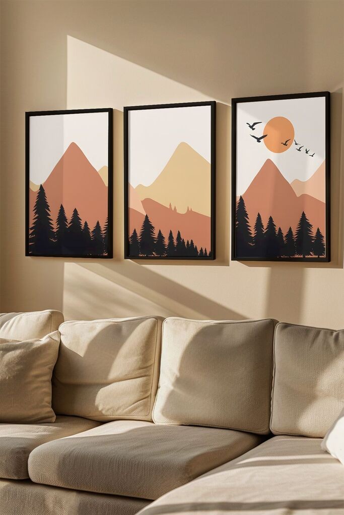 Uokvirena slika Wallity Artvmodel28, 33x48 cm, 3 dijela