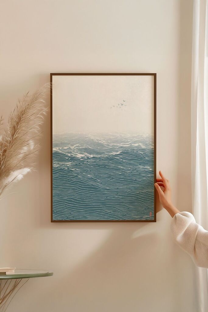 Uokvirena slika Wallity Lmnmdlkahve5, 33x48 cm