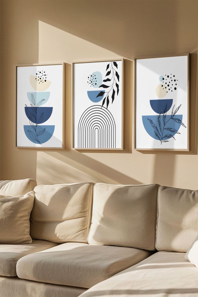 Uokvirena slika Wallity Artvmodel5, 33x48 cm, 3 dijela