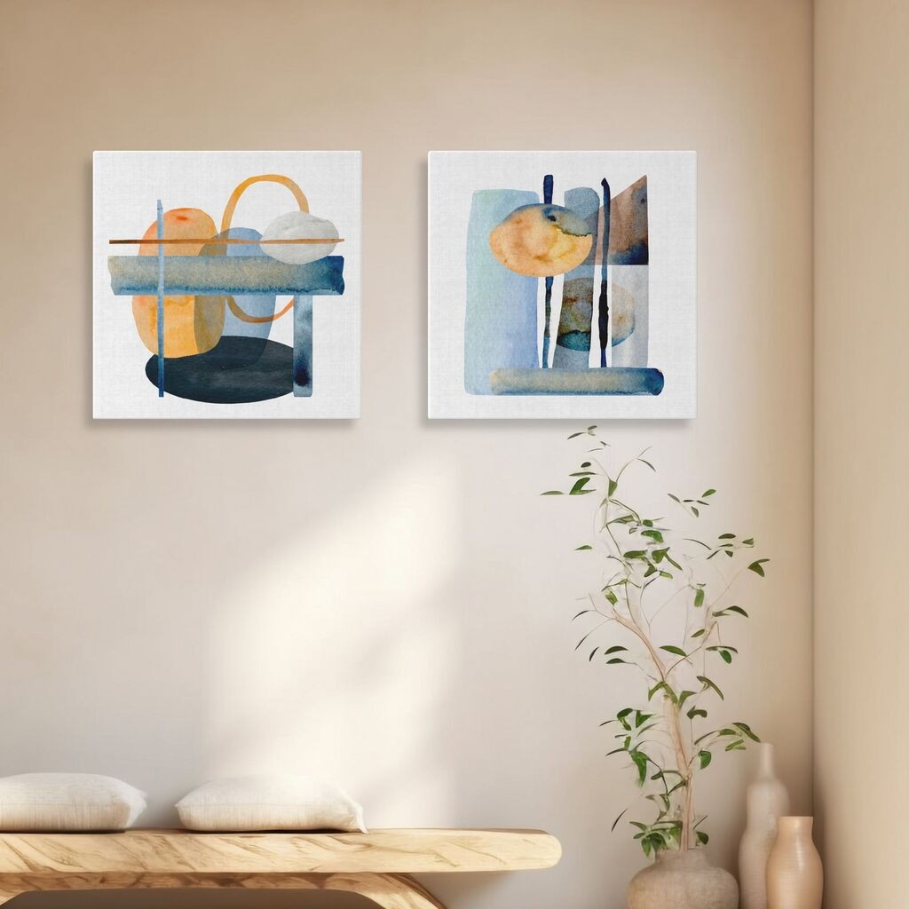 Zidna slika ASR_CNVS25-13, 40x40cm, 2 dijela