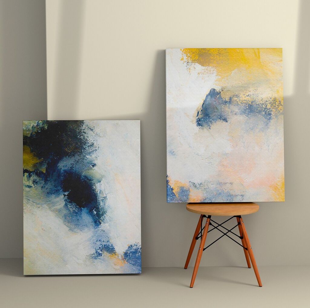 Zidna slika 2KNV4242, 50x70 cm, 2 dijela