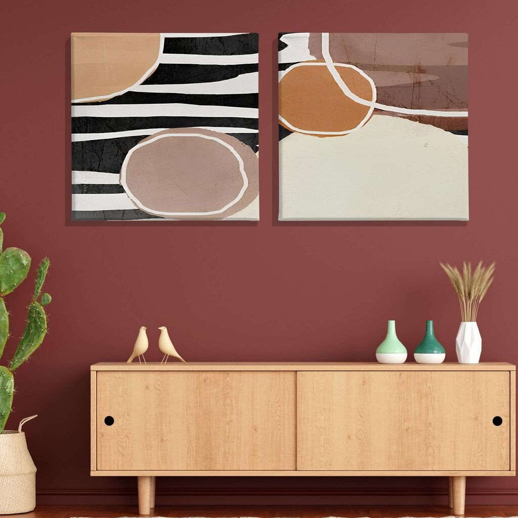 Zidna slika ASR_CNV2-25, 30x30cm, 2 dijela