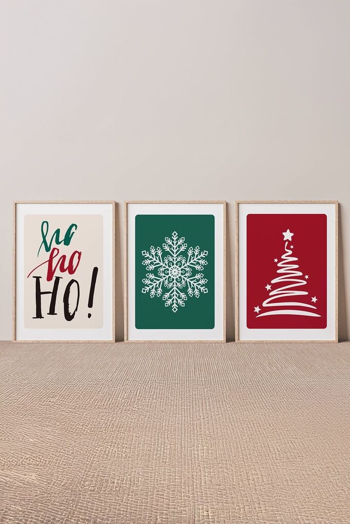 Wallity Uokvirena slika Nwyearmdl14, 33x48 cm, 3 dijela