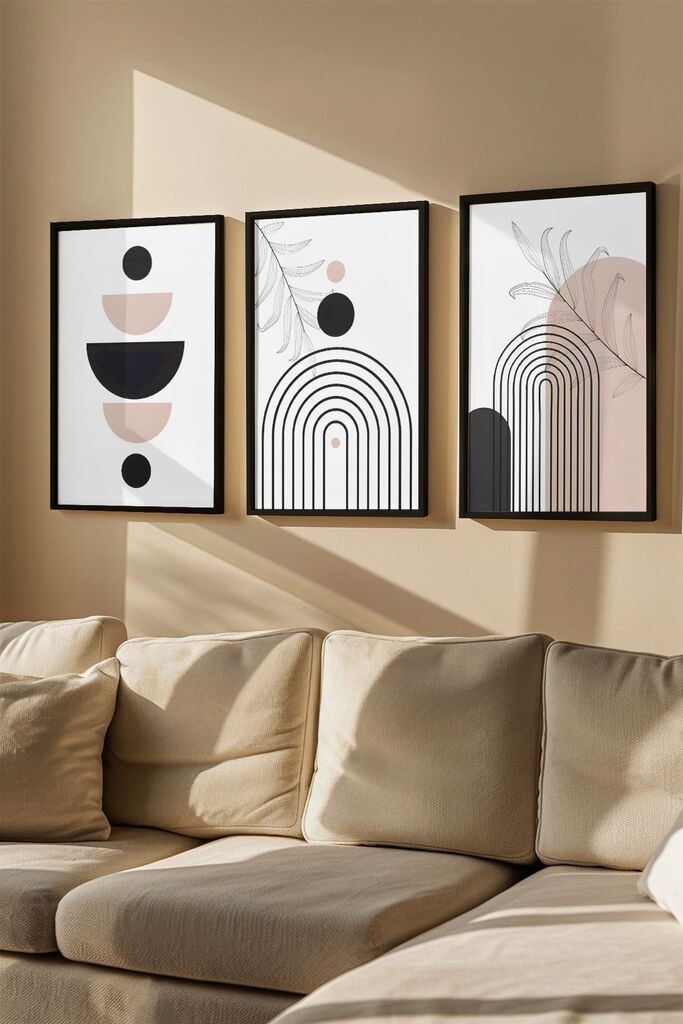 Uokvirena slika Wallity Artvmodel12, 33x48 cm, 3 dijela