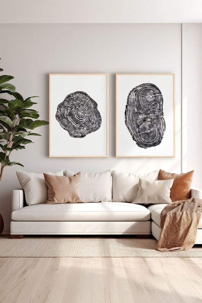 Uokvirena slika Wallity Ersy2Limodel27, 33x48 cm, 2 dijela