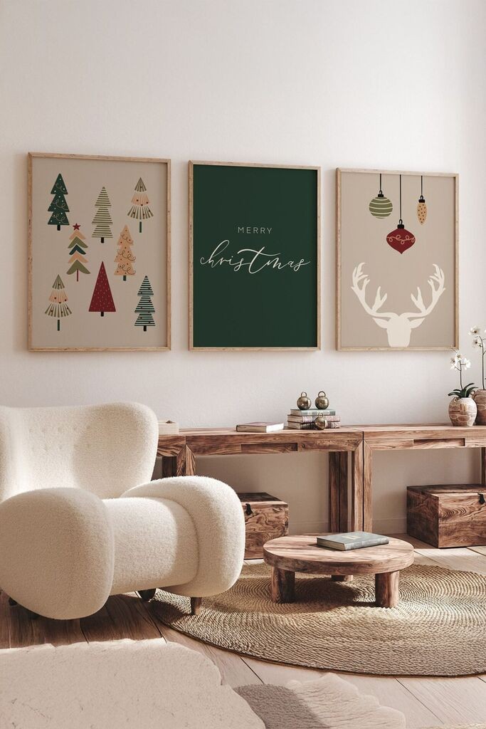 Uokvirena slika Wallity Nwyearmdl7, 33x48 cm, 3 dijela